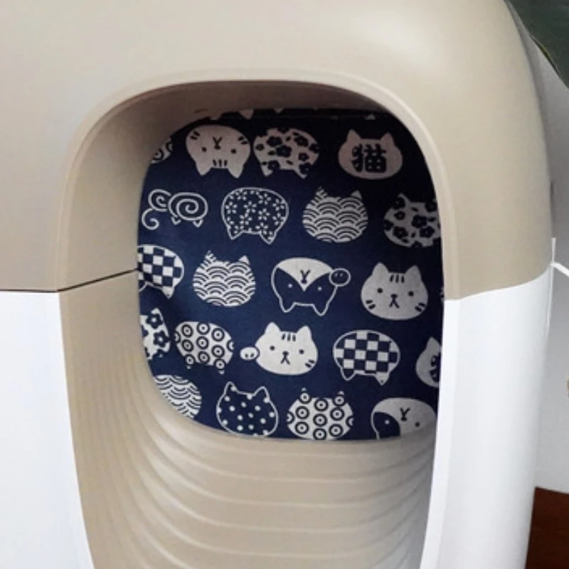 Use for Petsnowy Automatic Cat Litter Box Curtain Handmade Anti-odor Anti-belt Sand Privacy Protection Cat Toilet Garbage Bag