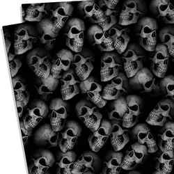 Skull Head Pattern KYDEX Thermoplastic Board Sheet K Thermoform Plate Material for Knife Sheath Scabbard Holsters DIY Making