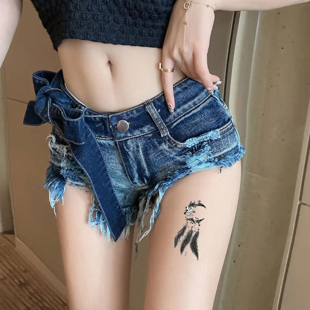 

2 шт. водонепроницаемые временные татуировки-наклейки, реалистичные фальшивые татуировки для женщин, декоративные, модные, безопасные для кожи, для вечеринок