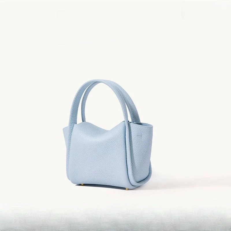 Basket carrying crossbody mini mobile phone bag