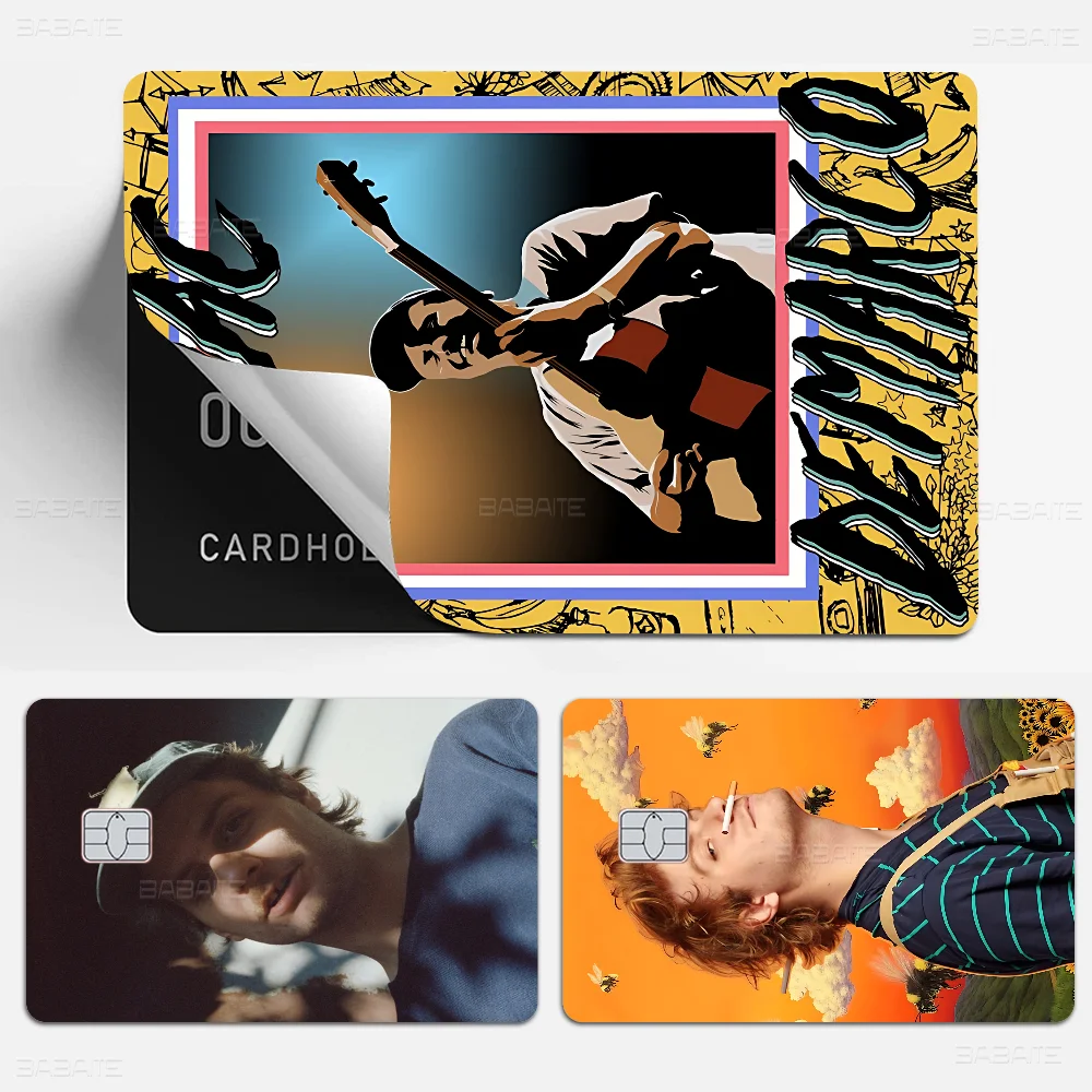 Pop Rock Singer Mac Demarco Anmie Sticker Film Skin Cover For Credit Card Debit Bank Card Front