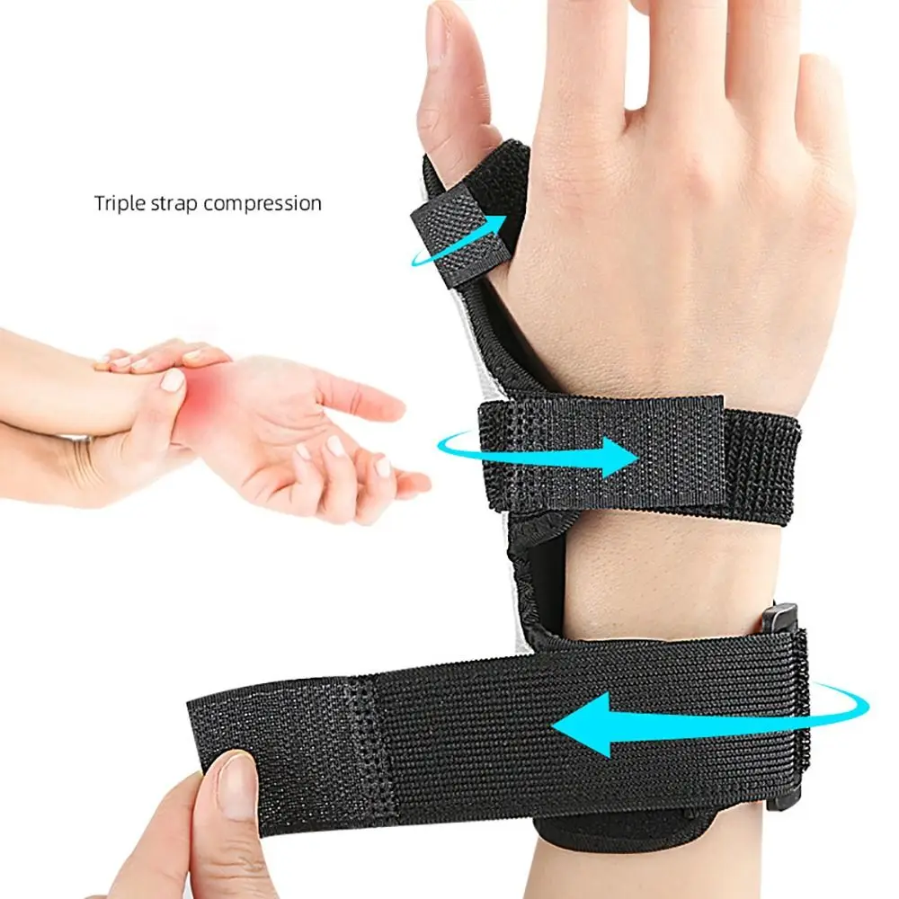 Accessories Adjustable Finger Extension Splint Aluminum Breathable Finger Splint Brace Compression Finger Support Strap