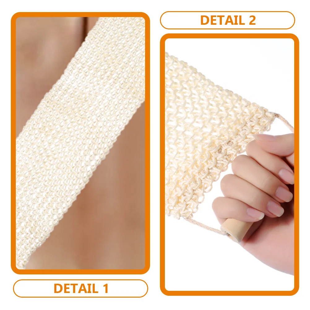 

Lightweight Foldable Drawstring Exfoliating Bath Towel Body Scrubber Tool Japanese Style Silk Bathing Washcloth for Shower