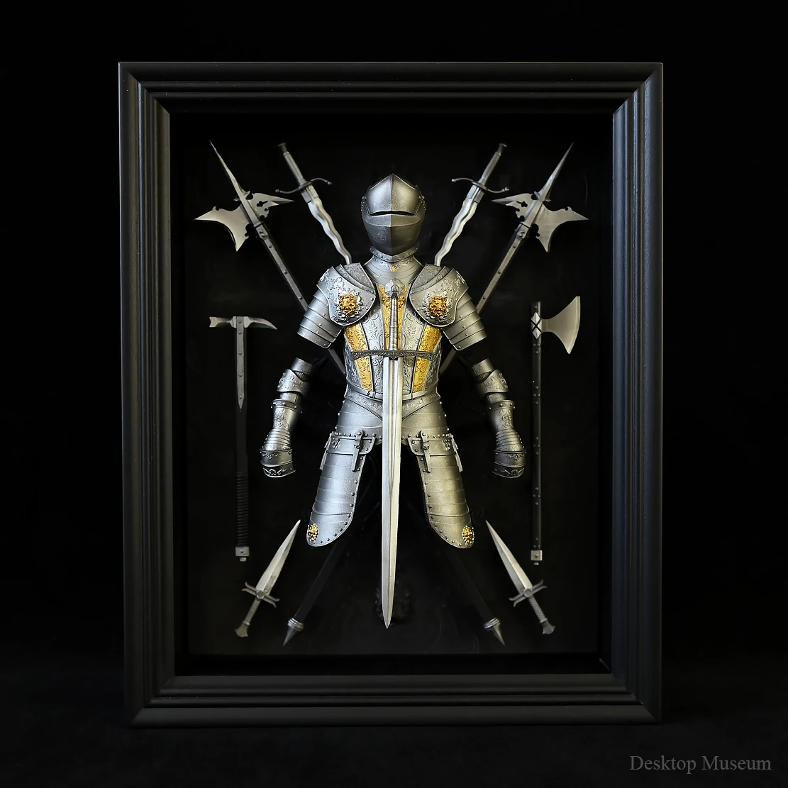 

Table decoration resin decoration European medieval knight armor picture frame LTCP-339