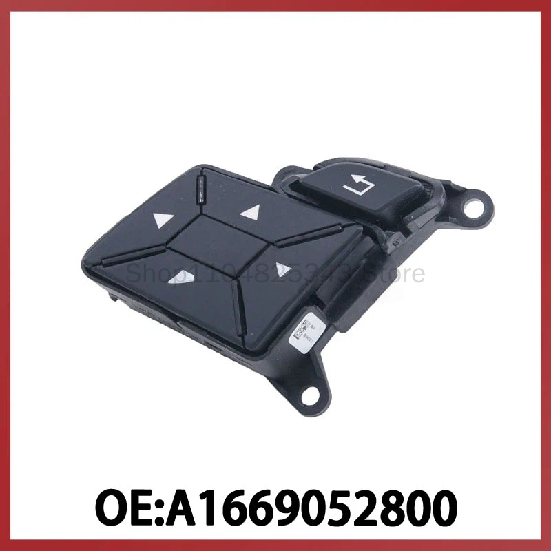 A1669052800 Applicable to Mercedes-Benz multi-function steering wheel button switch, Bluetooth audio button switch
