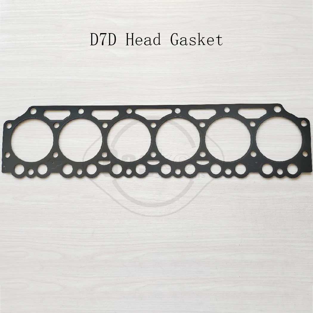 D7D 1 hole  D6C D6D D6E Head Gasket For Volvo Diesel Engine Cylinder Parts