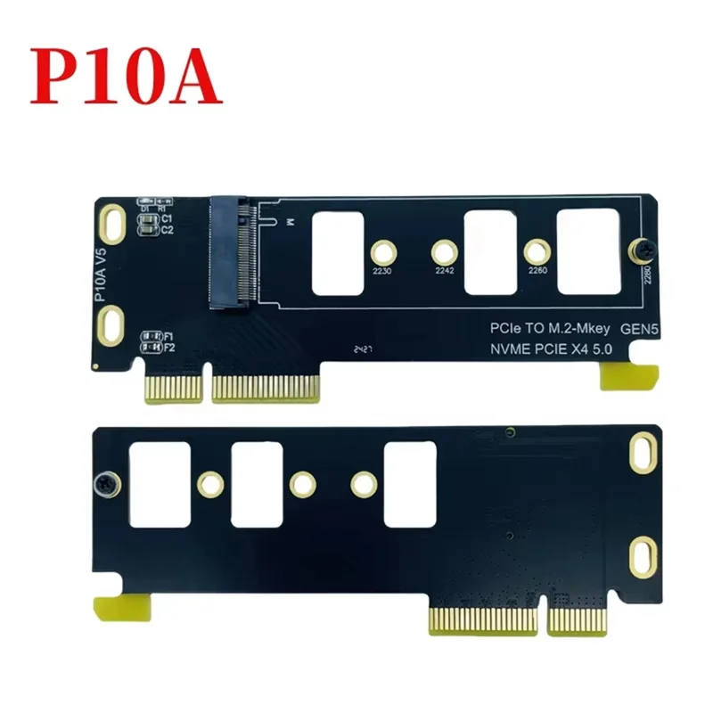 Kartu Adaptor SSD M.2 NVME Profesional PCIE Ke Kartu Adaptor M.2 Mkey NVME Kartu Ekspansi Pcie5.0