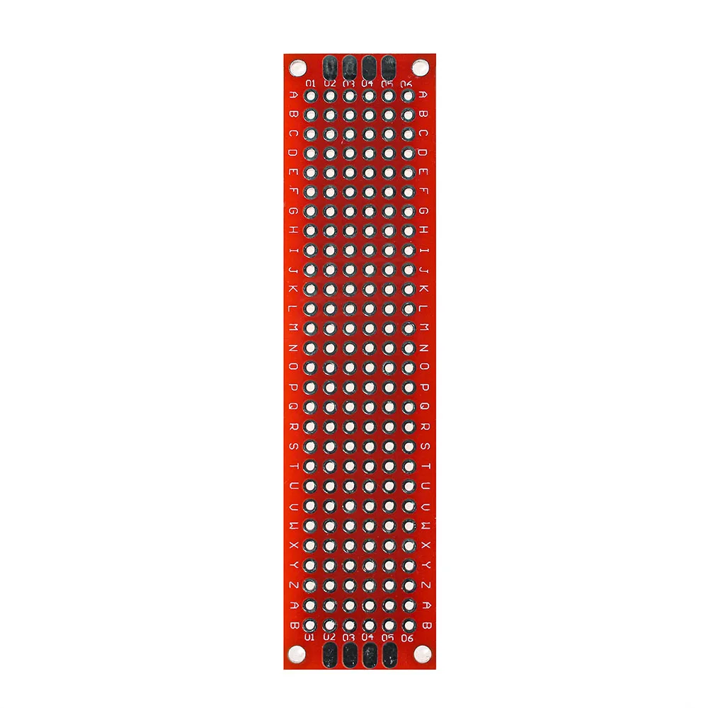 10PCS PCB Board red Double-sided Board 2*8CM PCB DIY Universal Circuit Boards