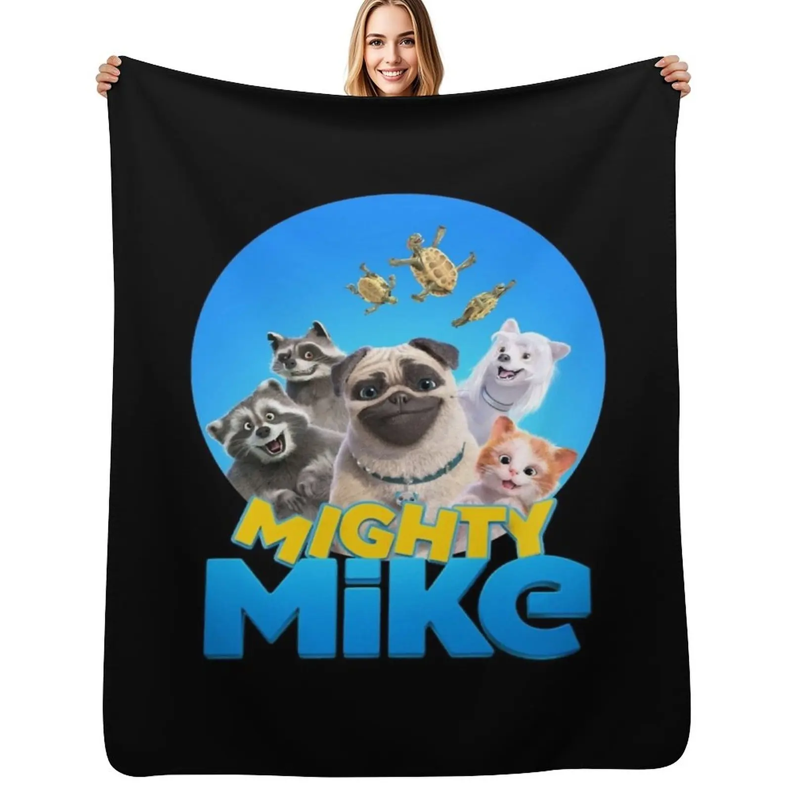 Lover Gift Mighty Mike Gifts For Movie Fan Couverture en flanelle chaude pour canapé, chaise, chambre à coucher