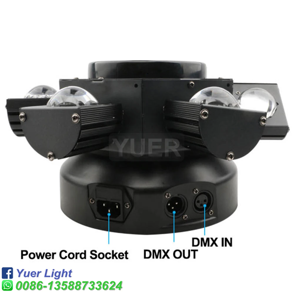 Imagem -03 - Led Moving Beam Cabeças rg Laser Luz Estroboscópica Rgbw Feixe Dmx Infinito Rotação Disco Party Bar 10x10w Pcs por Lote