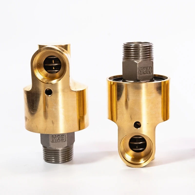 

HD25 DN25 1 inch rotating joint 360 rotary joint Water air oil swivel coupling Spray universal connector brass rotation union