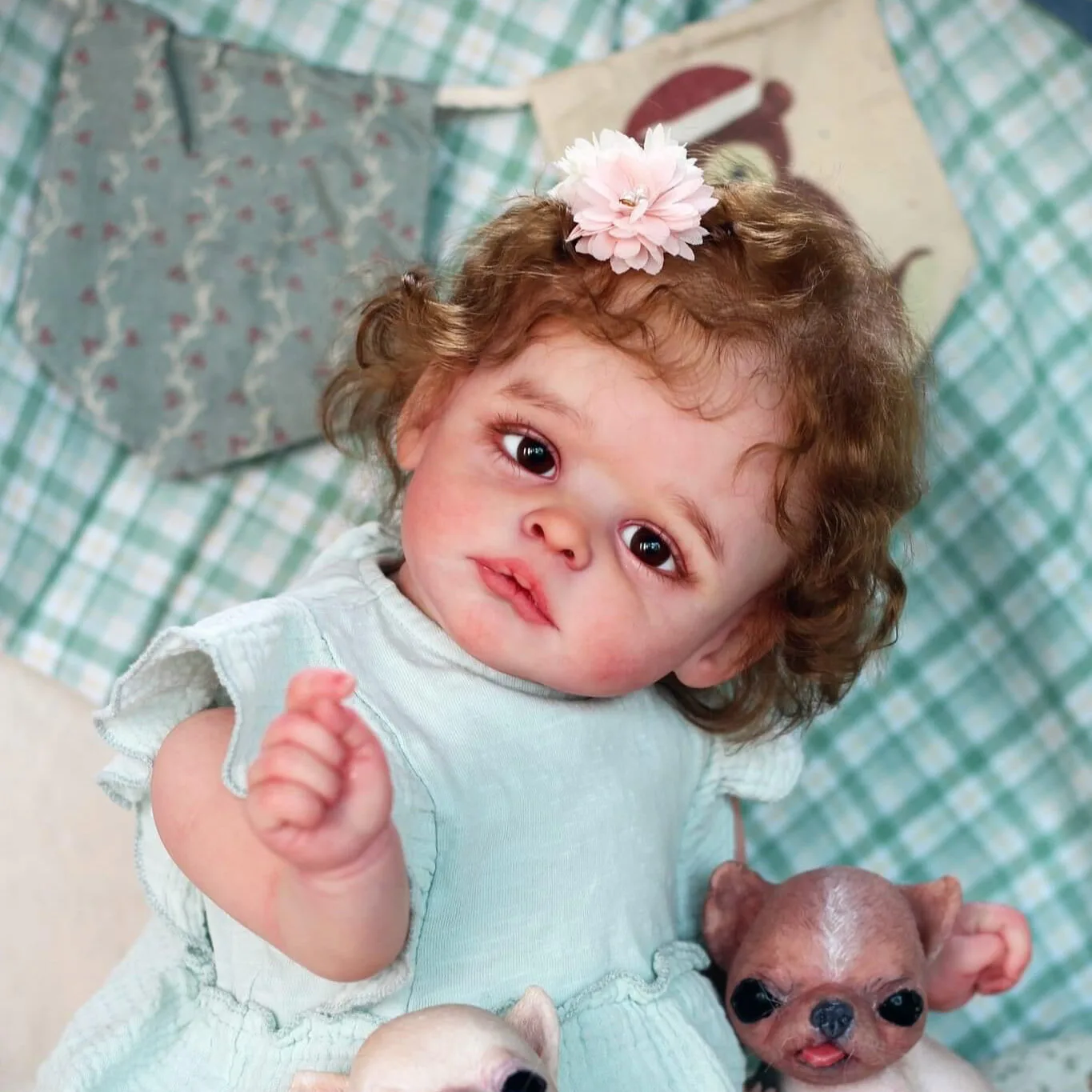 

Reborn Baby Silicone Soft Body 50 cm Joleen 3D Skin With Visible Veins Christmas Bebe Doll Toy For Girl Lifelike Kid Art Boneca