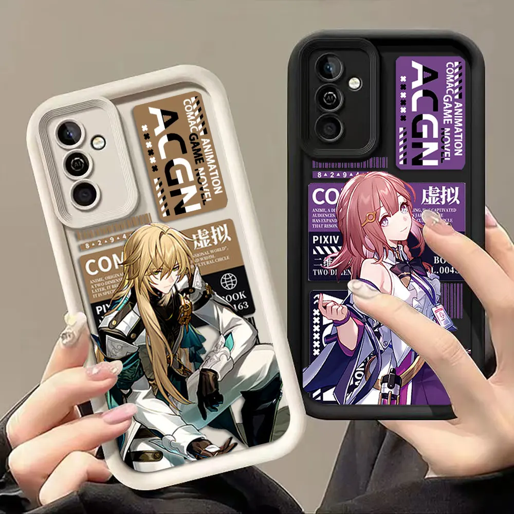 

Kafka Dan Heng Honkai Star Rail Phone Case For Samsung Galaxy S26 S25 S24 S23 S22 S21 FE S20 ULTRA PLUS Case Shockproof Cover