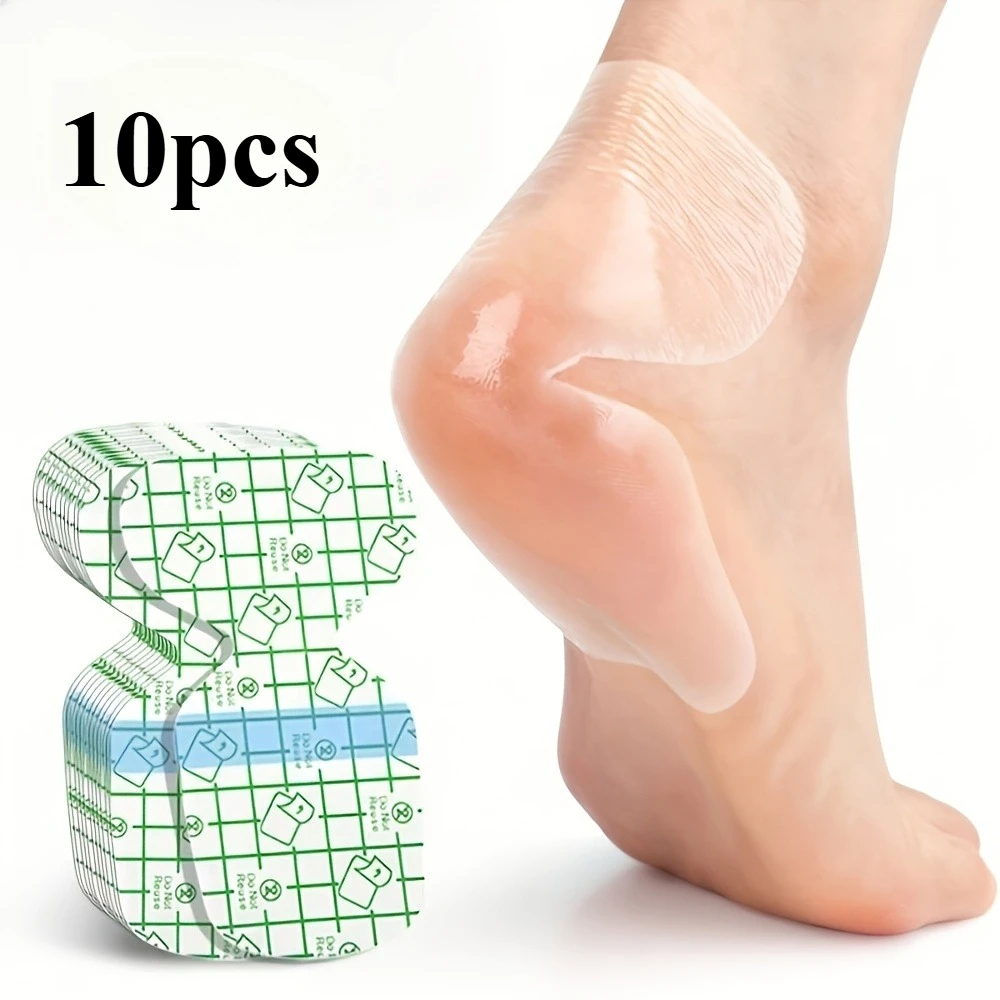 Elastic Heel Protection Pads, Breathable Waterproof Anti‑Friction Blister Cushion, Skin‑Friendly Foot Care for Dry Cracked Heels
