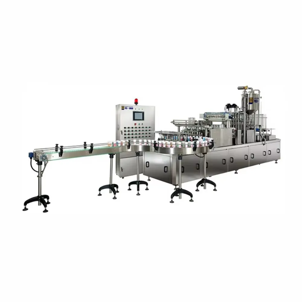 Automatic Milk Tea Coffee Cup Filing  Sealing Machine