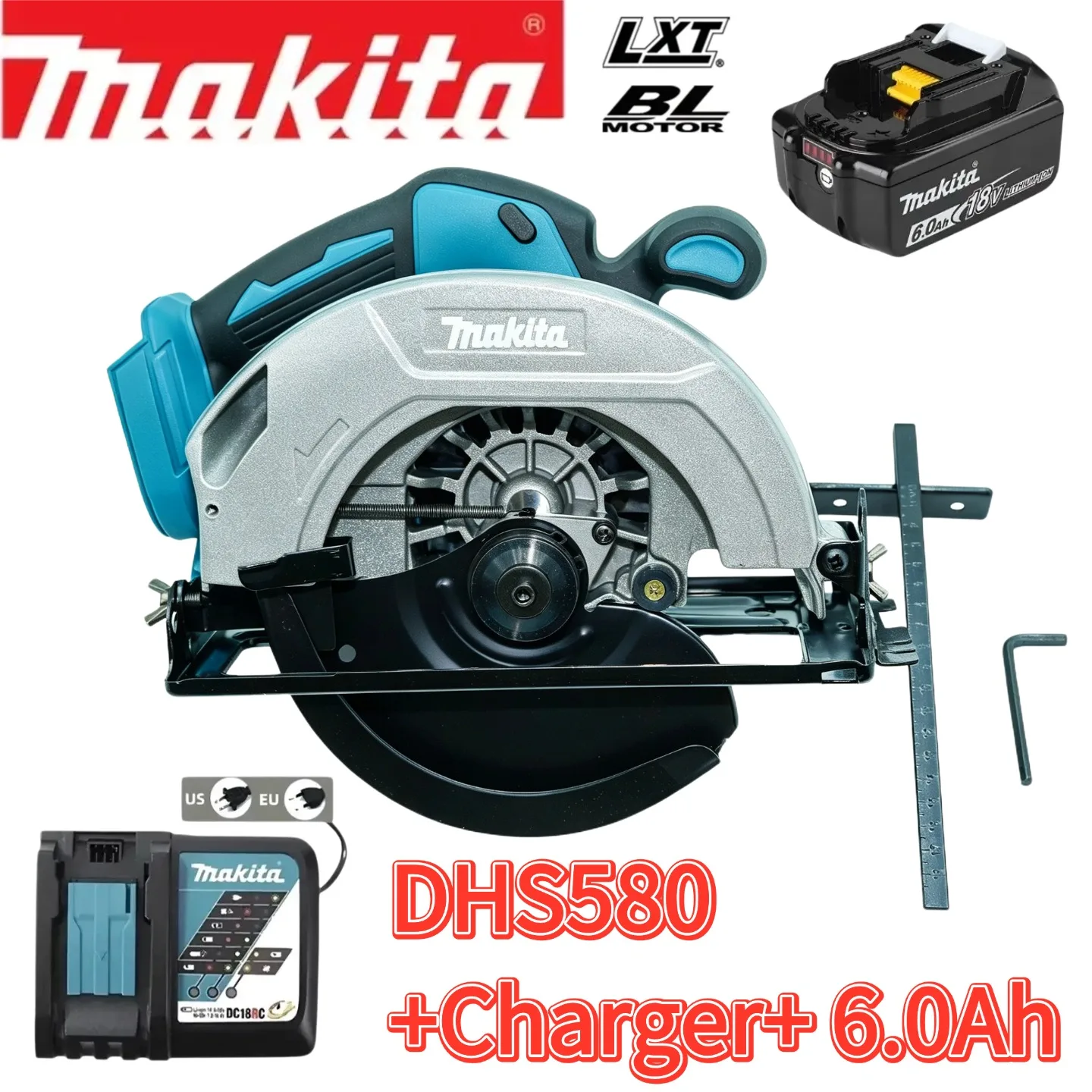 

Makita Brushless Motor Cordless Electric Circular Saw Rechargeable Handheld Wood Stone Adjustable Circular Cutter Saw