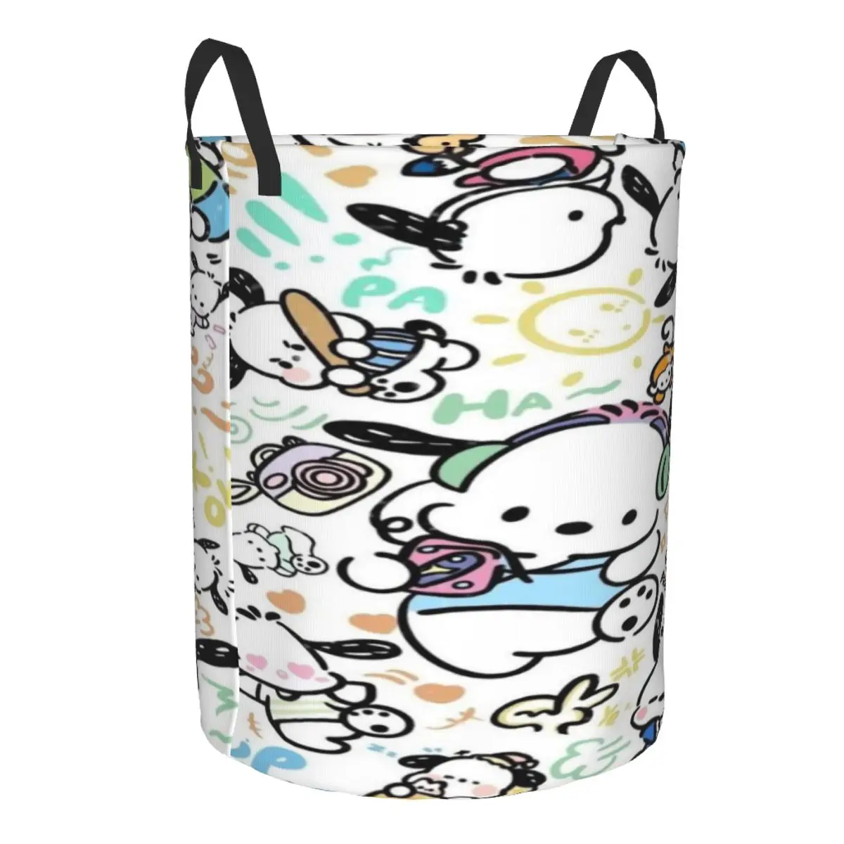 Рисунок 2 - Дышащая круглая корзина для белья Pochacco
