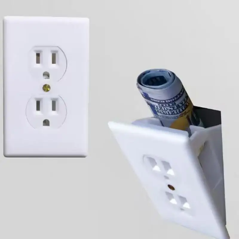 Outlet Safe Wall Socket Storage Solution With Key Lock Versatile Practical Secure Hiding Places Wall Money Hiders For Cash