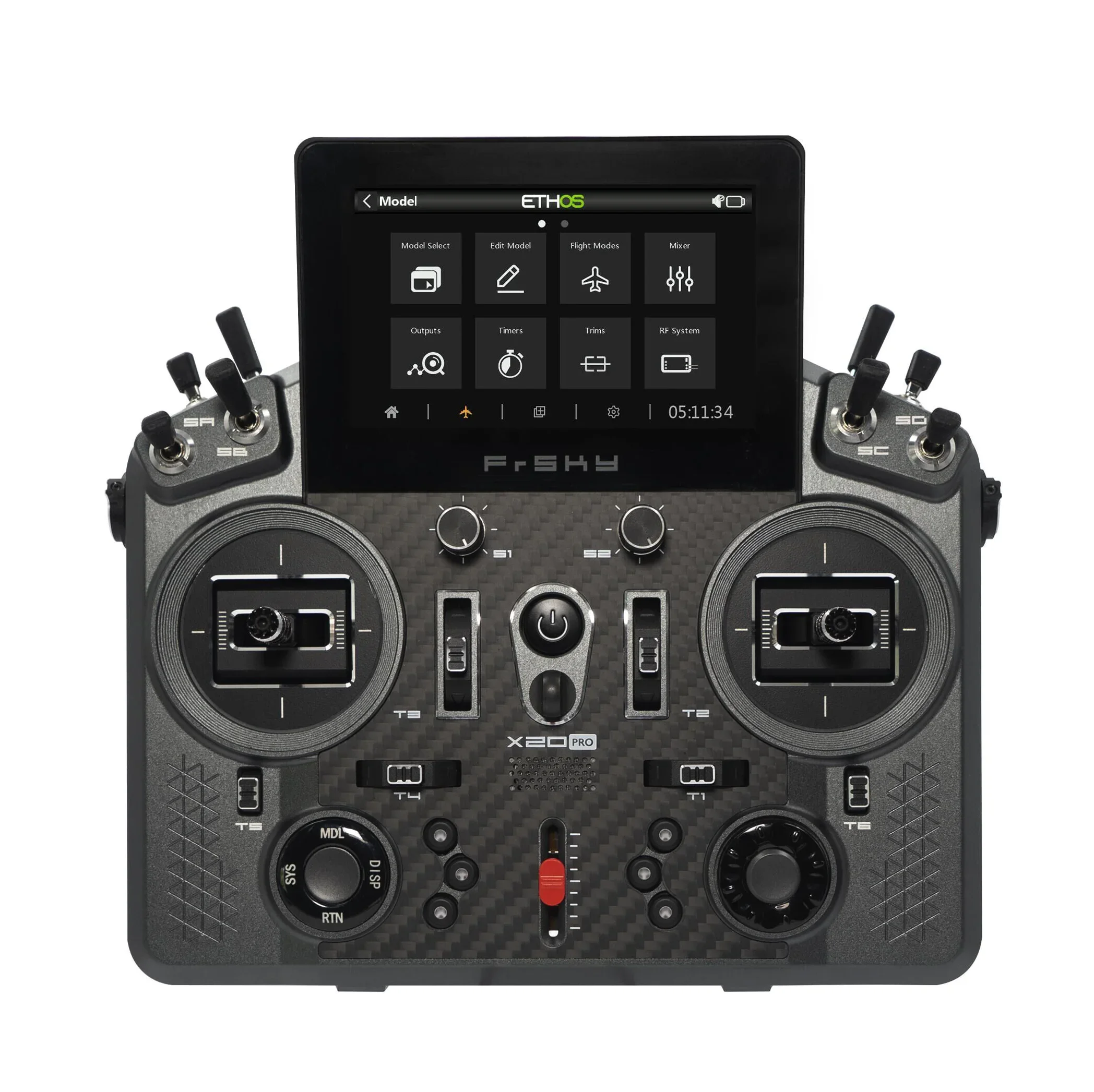 

FrSky Ethos Tandem X20 Pro Combo Built-in TD-ISRM Pro Dual-Band Internal Module Low-Latency Long-Range Control Telemetry