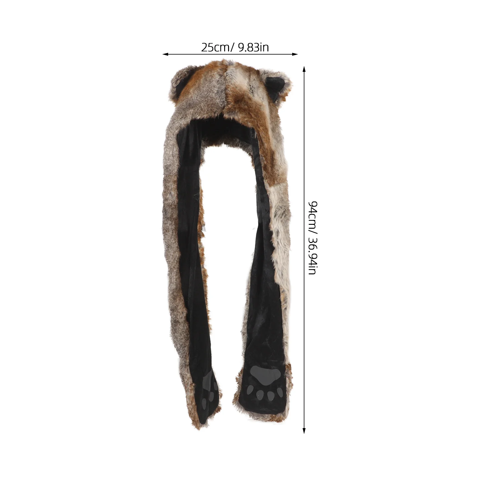 الشتاء قبعة وشاح قفازات مجموعة الحيوان تصميم دافئ في الهواء الطلق الحرارية رئيس الرقبة غطاء اليد الشتاء التبعي هوديي وشاح قبعة