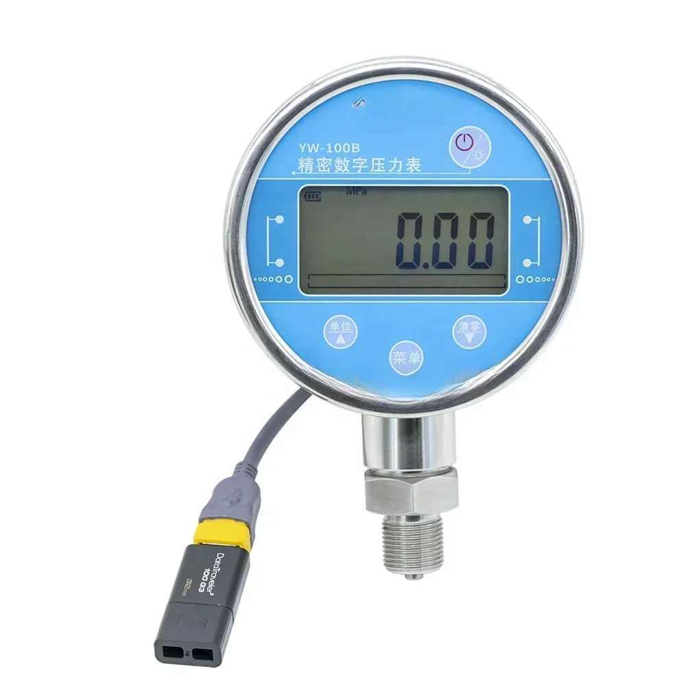 YW-100B Digital Pressure Gauge with Storage Function Information Collection Type Intelligent