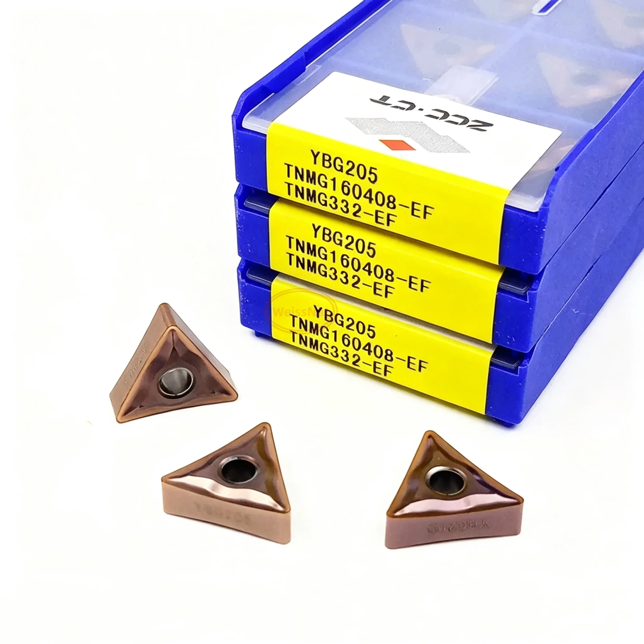 ZCC.CT TNMG160404 TNMG160408-EF YBG202 YBG205 Carbide Insert TNMG Inserts