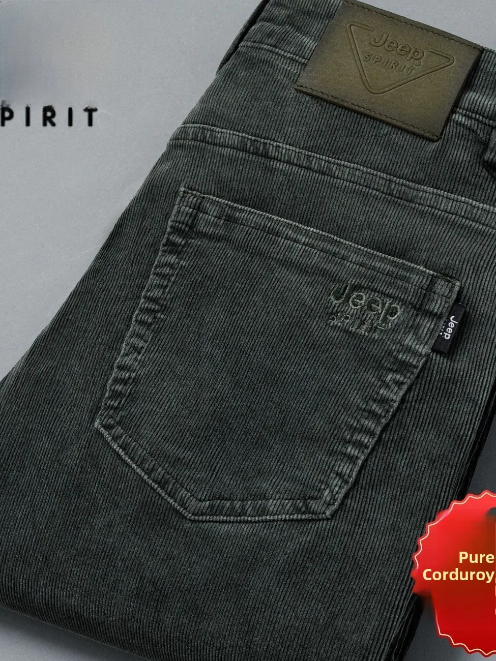 

Мужские повседневные брюки из чистого хлопкового вельвета с эластичным поясом, теплые, износостойкие, грязеотталкивающие, прямого кроя, 97% хлопок.