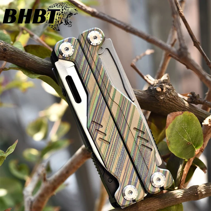 

BHBT Titanium Alloy Multitool Pliers 20 In 1 EDC Outdoor Camping Survival Multi functional Tool Pocket Knife Multi Tool