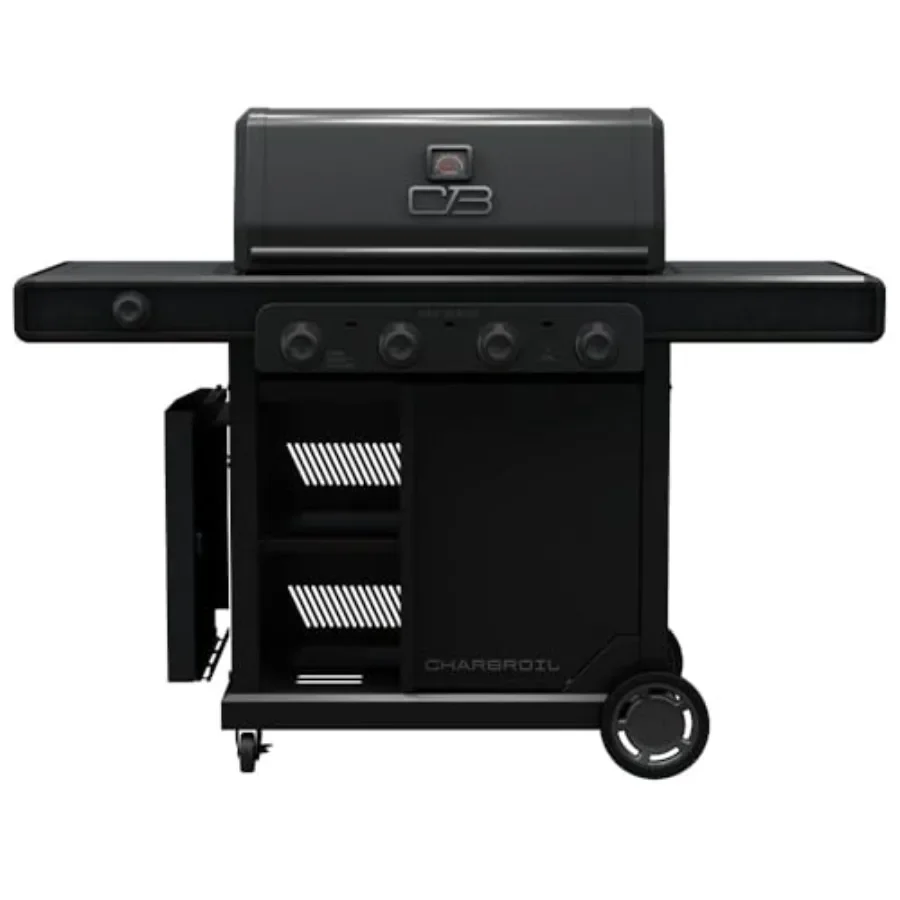 

Propane Gas Grill Cabinet with Amplifire Infrared Technology for outdoor cooking, black stainless steel, sleek black finish, pr