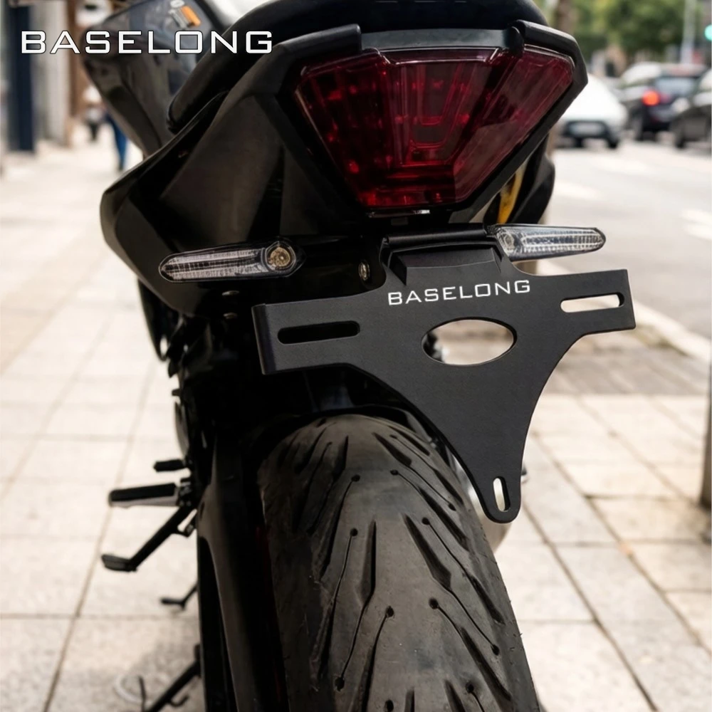 

MT07 MT 07 Motorcycle Parts Rear Tail Tidy Fender Eliminator License Plate Holder Bracket For Yamaha MT-07 Y-AMT 2025 2026 2027