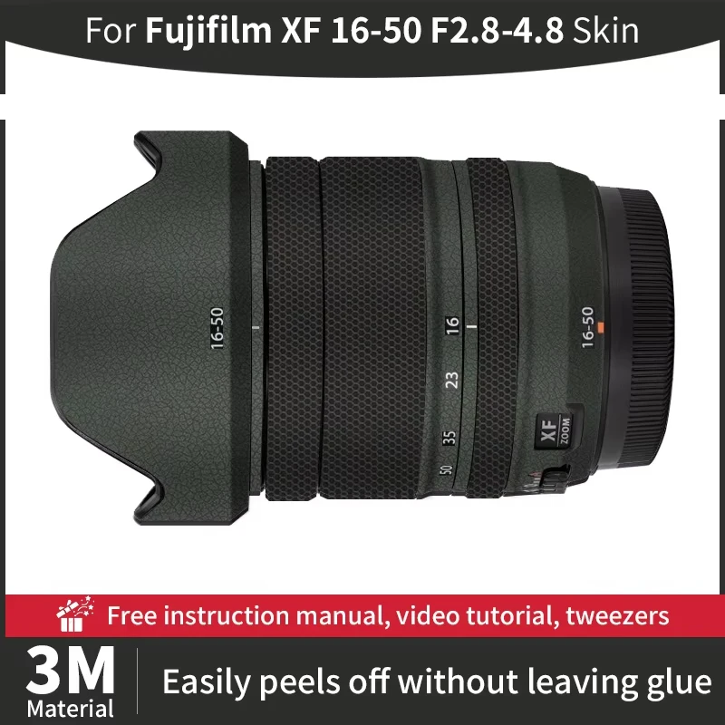 For Fujifilm XF 16-50mm F2.8-4.8 Camera Lens Skin Fujifilm 16 50mm Skin Anti-scratch Camera Lens Sticker protective film