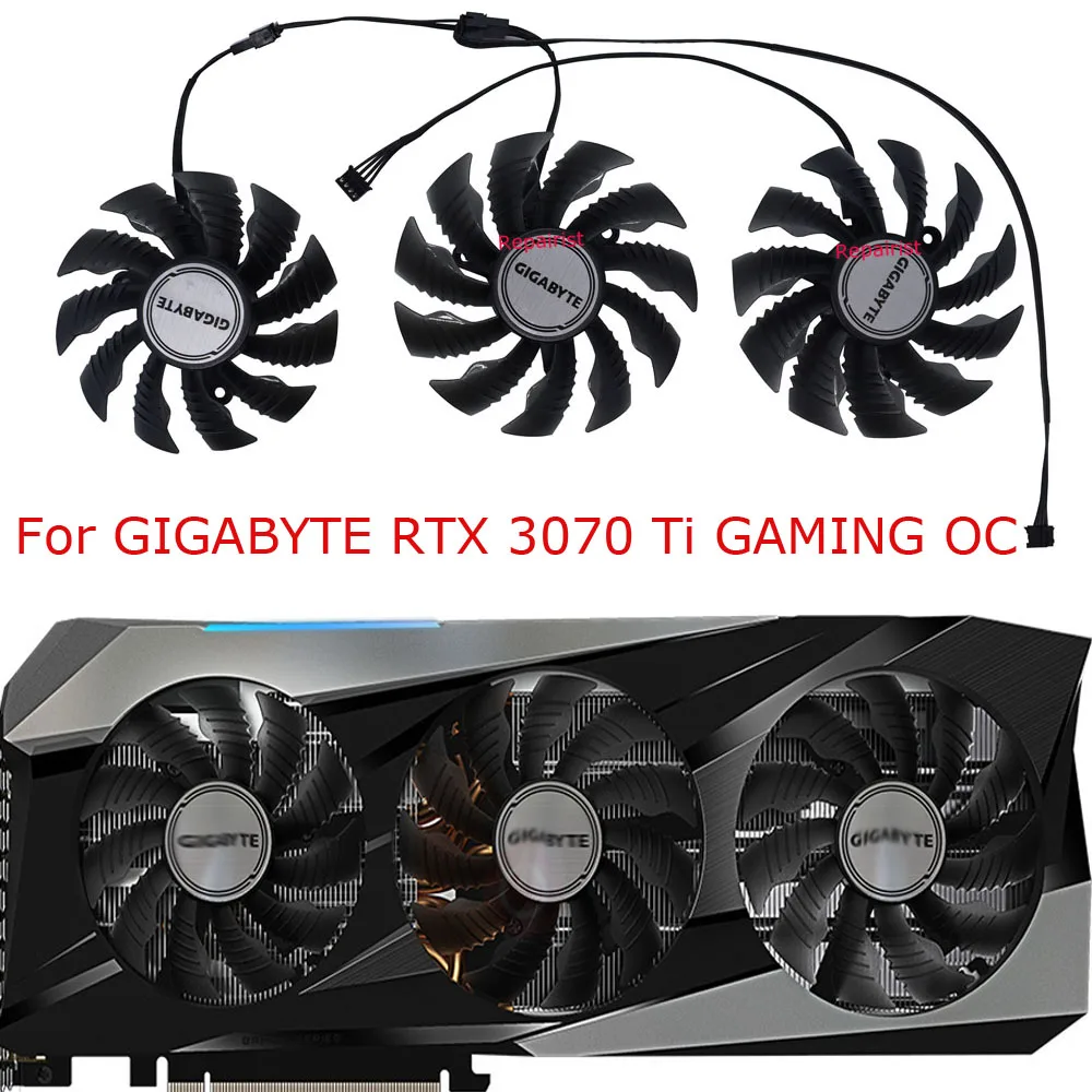 3 pz/set, 87MM T129215SU 82MM T128015SU, ventola della scheda grafica, per GIGABYTE RTX 3090 3070Ti 3080 3080Ti GAMING OC, raffreddamento delle
