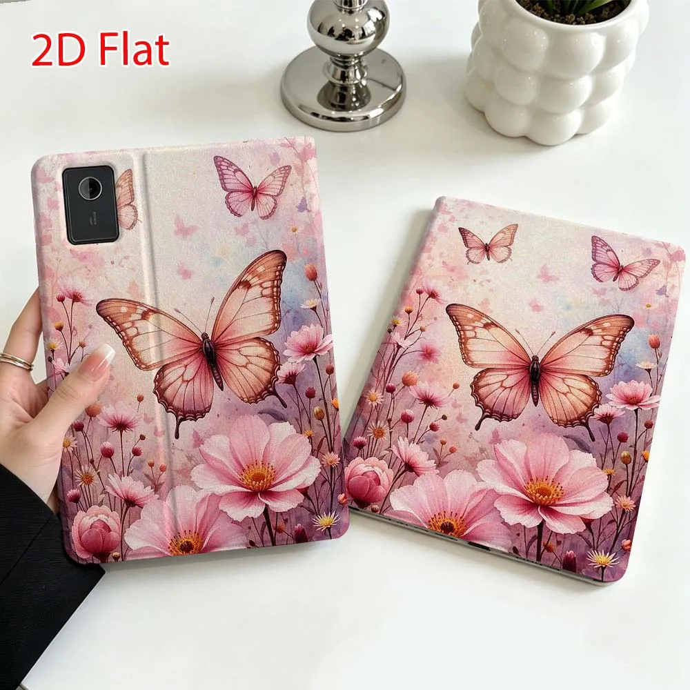 Beautiful Butterfly For Lenovo Xiaoxin Pad Pro Tab P12 P11 11 13 11.2 inch K11 Plus Pen Tray Tablet Case Soft