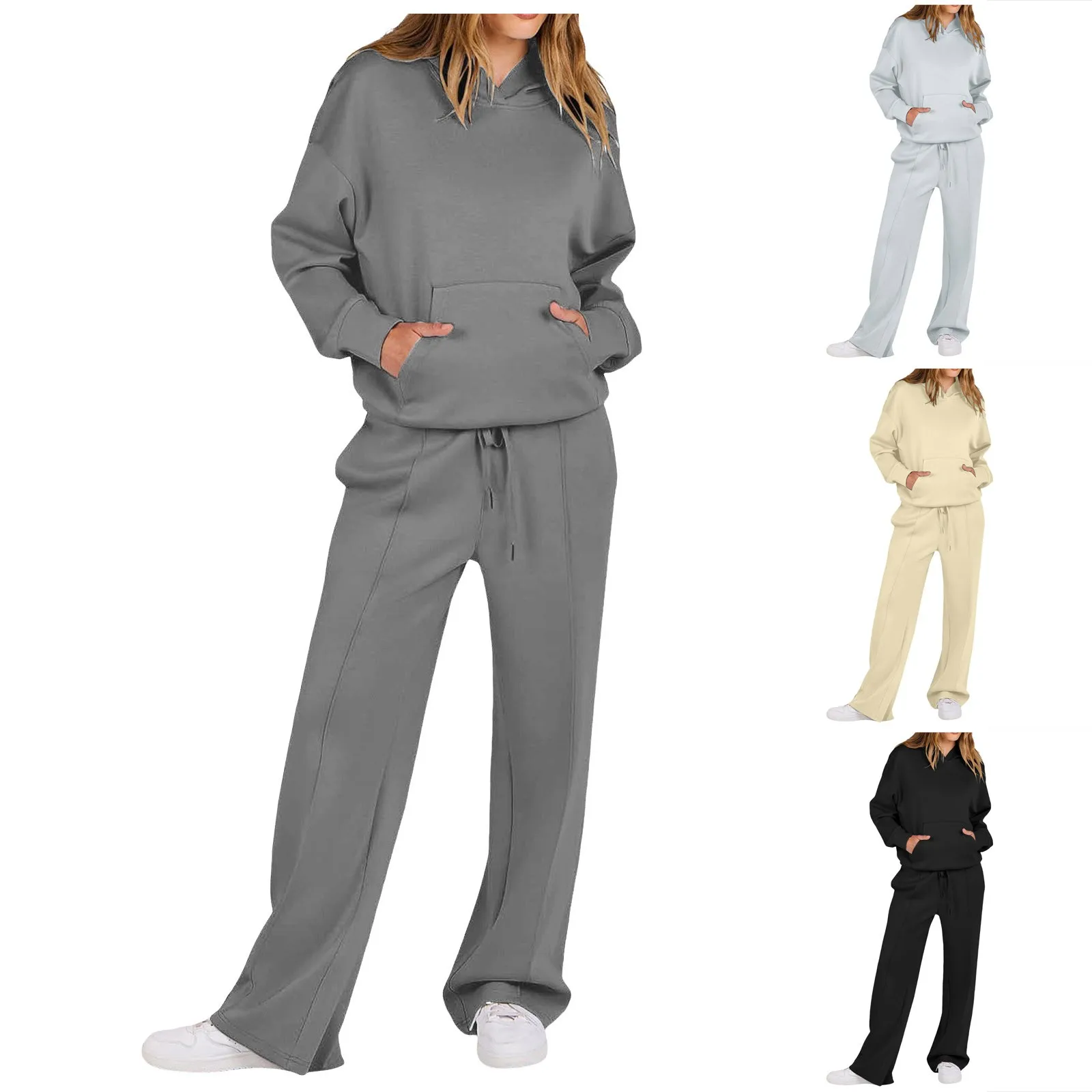 Tracksuit Sport para 2 Pant Joggers Winter Quality conjuntos Sportswear High Sweatsuit Women Sets Casual mujeres piezas Personal