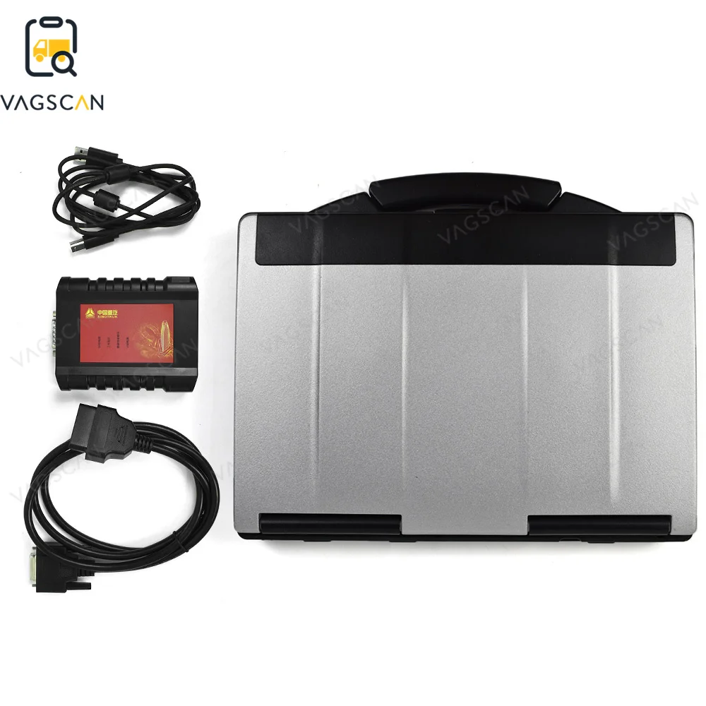 

For HOWO SINOTRUK Cnhtc Diesel Engine Truck with CF53 Laptop Diagnostic Tool Scanner Diagnostic Interface Tool