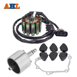Motorcycle Stator Coil Generator Flywheel Rotor Gasket Seal For YAMAHA YZF-R1 04-08 FZ8 FZ8N FZ8S 11-13 FZ1-N FZ1-S FZ1 06-15