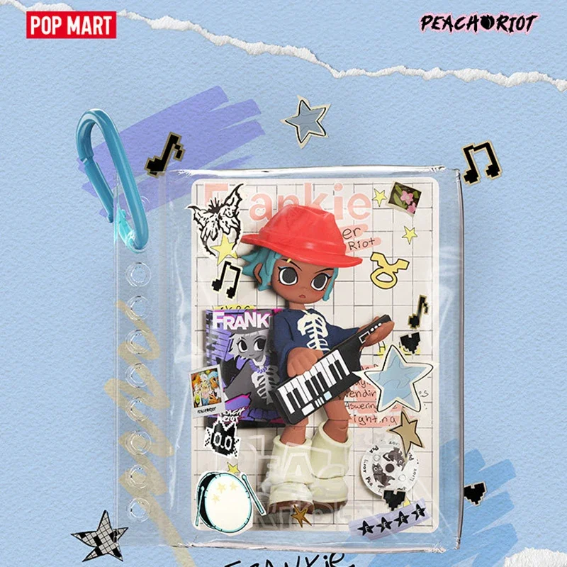 POPMART Peach Riot Carry The Music Series Block Pendant Blind Box Toys Kawaii Anime Action Figure Surprise Mystery Box Dolls view 6