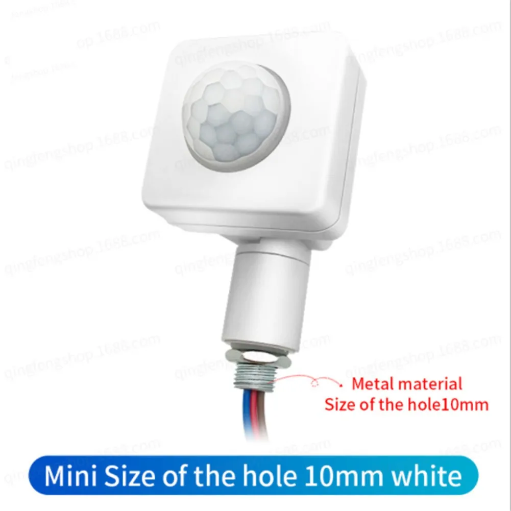 

1pc ABS Sensor Switch Mini Small Infrared Sensor Switch For Lighting Detector Sidewalk Outdoor Wall Switch Wholesale