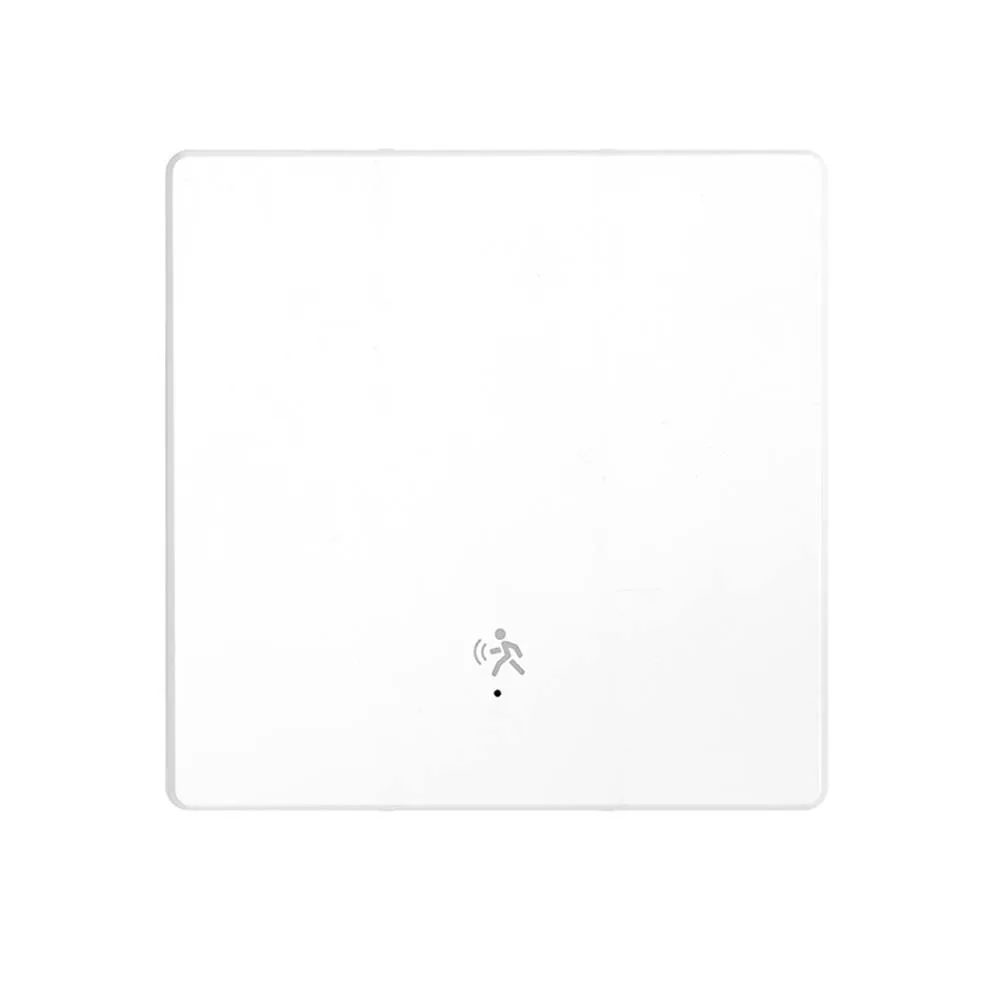 86*86MM 10GHz Motion Sensor Intelligent Auto On off Adjustable Sensitivity Soft Night Backlight ABS Plastic Housing