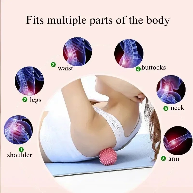 1PC 6cm/2.36in Fascia Ball Muscle Relaxation Massage Yoga Body Shoulder Neck Foot Sole Massage Hard Neck Membrane Meridian Ball