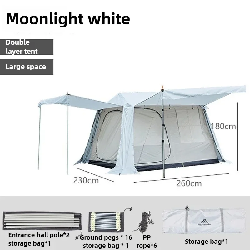 

Camping Windproof Portable Thickened Tent Outdoor Waterproof Foldable Camp Tent Lightweight Travel Tents Camping Equipment