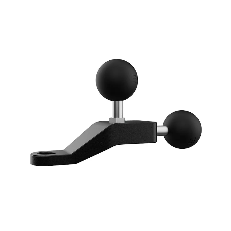 더블 볼 헤드 네비게이션 장착 브래킷, 램 브래킷, 휴대폰 브래킷용 백미러 베이스, 1 인치