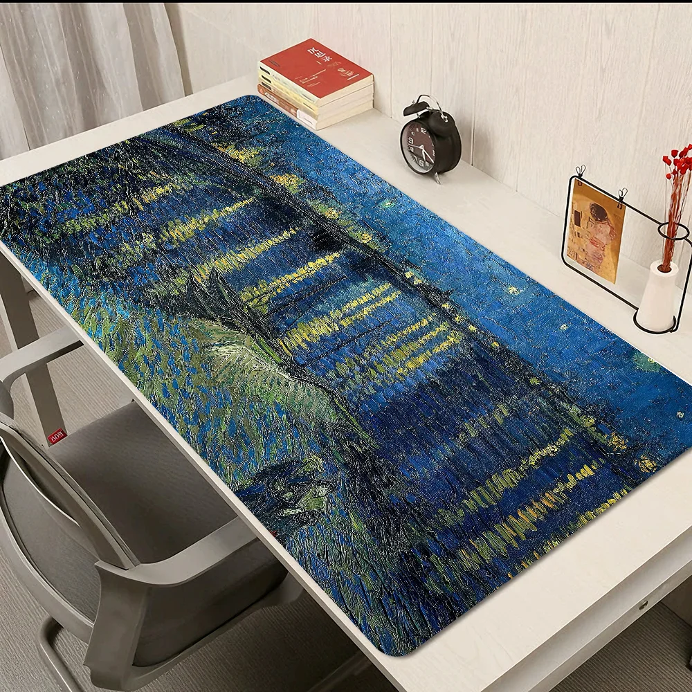 Van Gogh Art Mousepad New Arrivals Large Gaming Mousepad L XL XXL Gamer Mouse Pad Size For Keyboards Mat