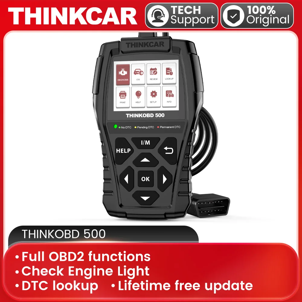 

THINKCAR THINKOBD 500 OBD2 Scanner On-Board Diagnostic Tool Code Reader for Mechanics Car Check Engine Lifetime Free Upgrade