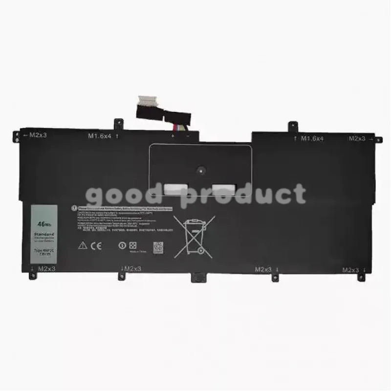 NNF1C Laptop Battery For Dell XPS 13 9365 XPS13-9365-D1805TS,D1605TS N003X9365-D1516FCN NP0V3 P71G P71G00 HMPFH