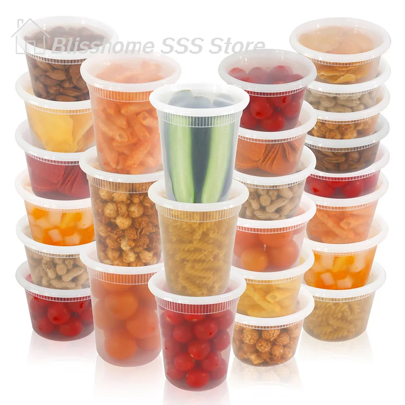 Food Storage Freezer Containers - 【S】10 Buah Wadah Penyimpanan Makanan dengan