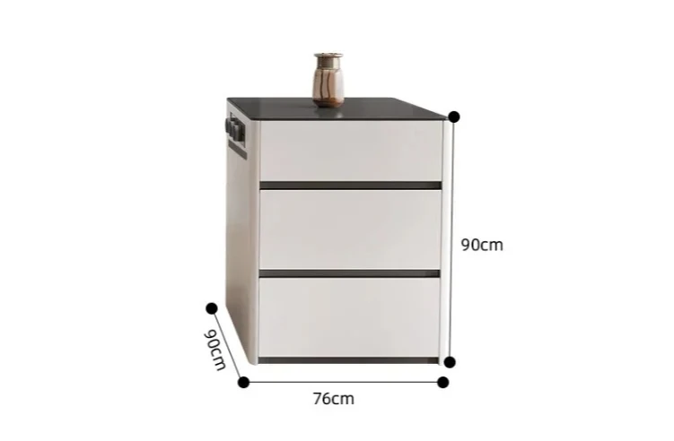 

Small apartment dining table separate island cabinet kitchen mobile narrow island cabinet solid wood small island cabinet