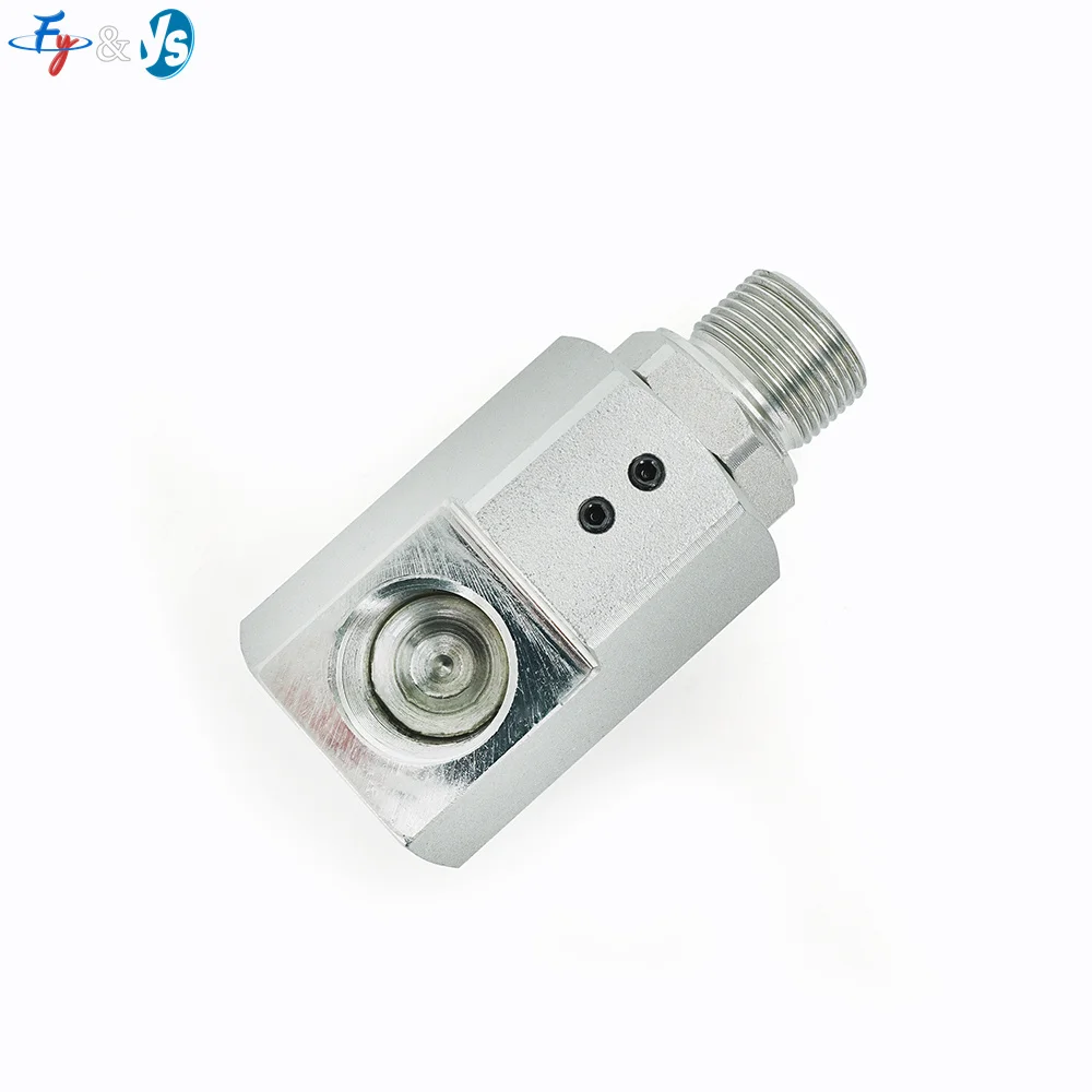 3/8 1/2 3/4 Hydraulic Straight Joint Reduces The Twisting Force of Hose Rotation,stainless Steel High-pressure Rotary Joint