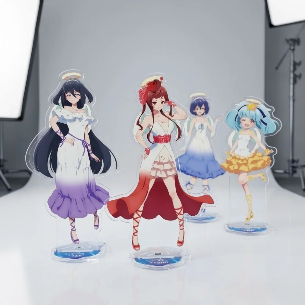 Anime Zombie Land Saga Acrylic Stand Yamada Tae Mizuno Ai Figure Desktop Ornament Plate Fans Gift Keychain