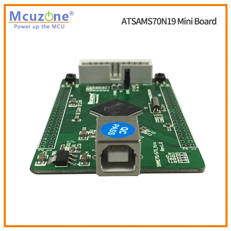 sams70, ATSAMS70n19 Mini Board, 300MHz Cortex-M7, USB 2.0 Highspeed Device 512KB flash 256KB sram